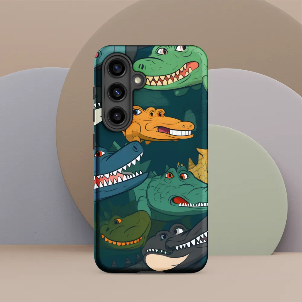 Cheerful Crocodilian Parade