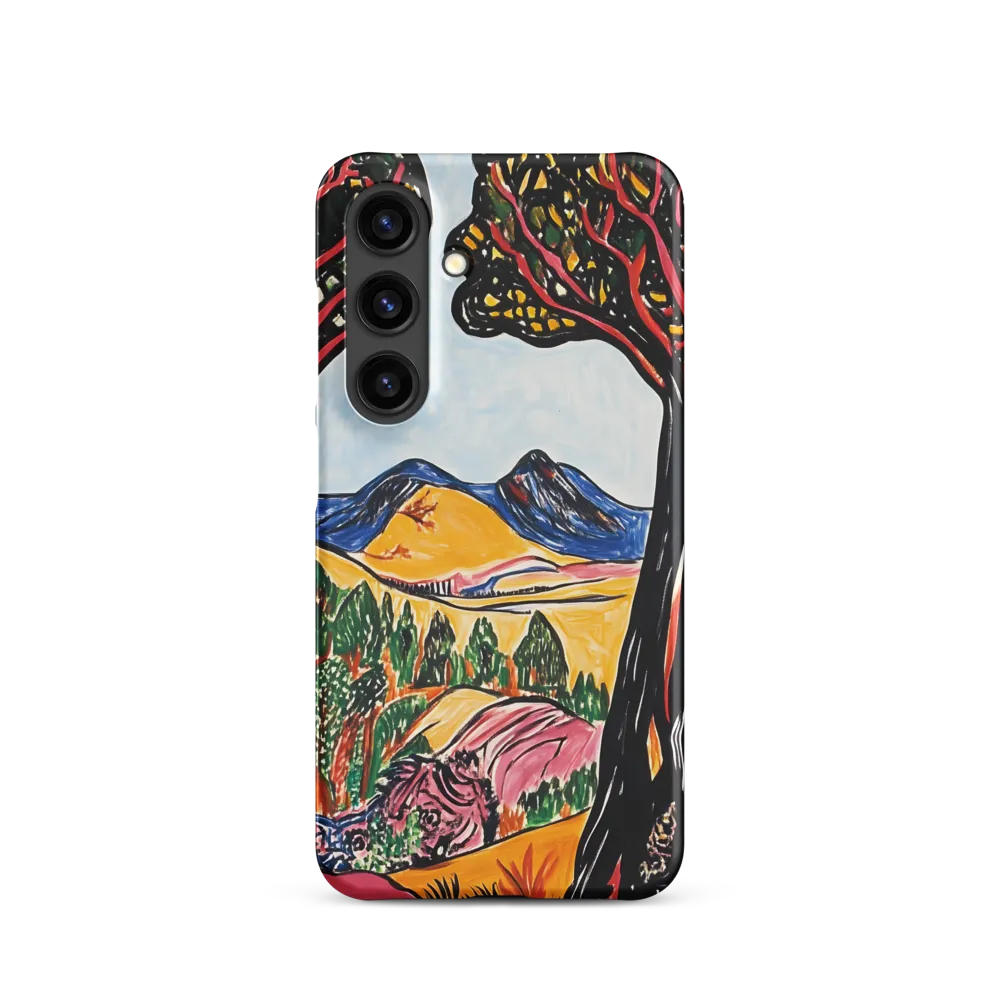 Vibrant Nature's Embrace | Phone Case |  S24 | Snap Case | Matte