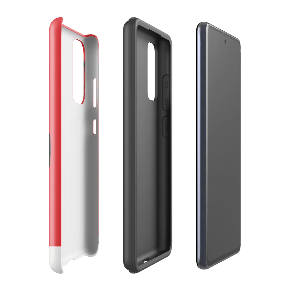 Contemplation in Red | Phone Case |  S20 FE | Tough Case | Glossy