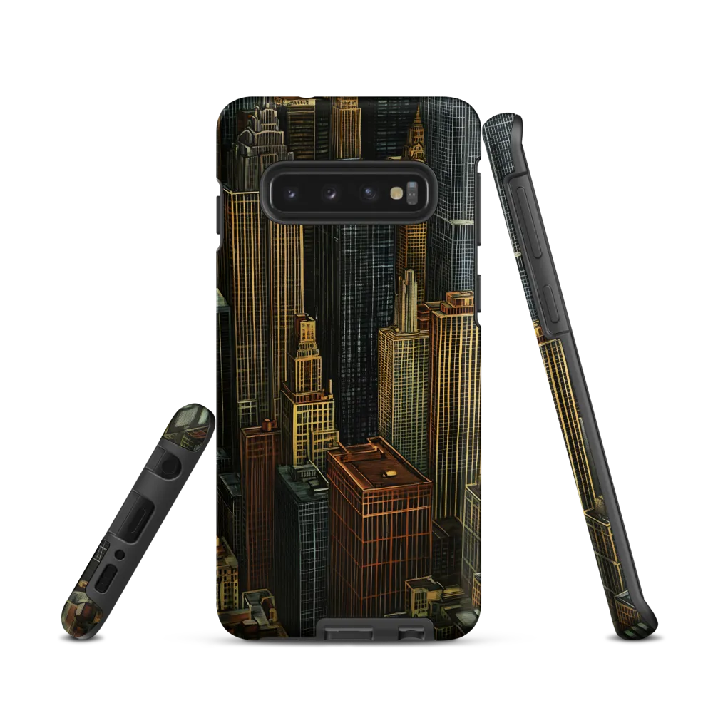 Urban Elegance: A Golden Cityscape