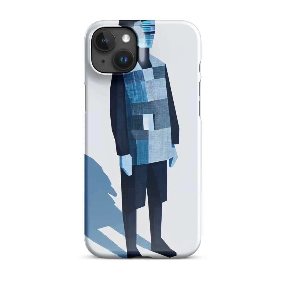 Patchwork Figure in Blue