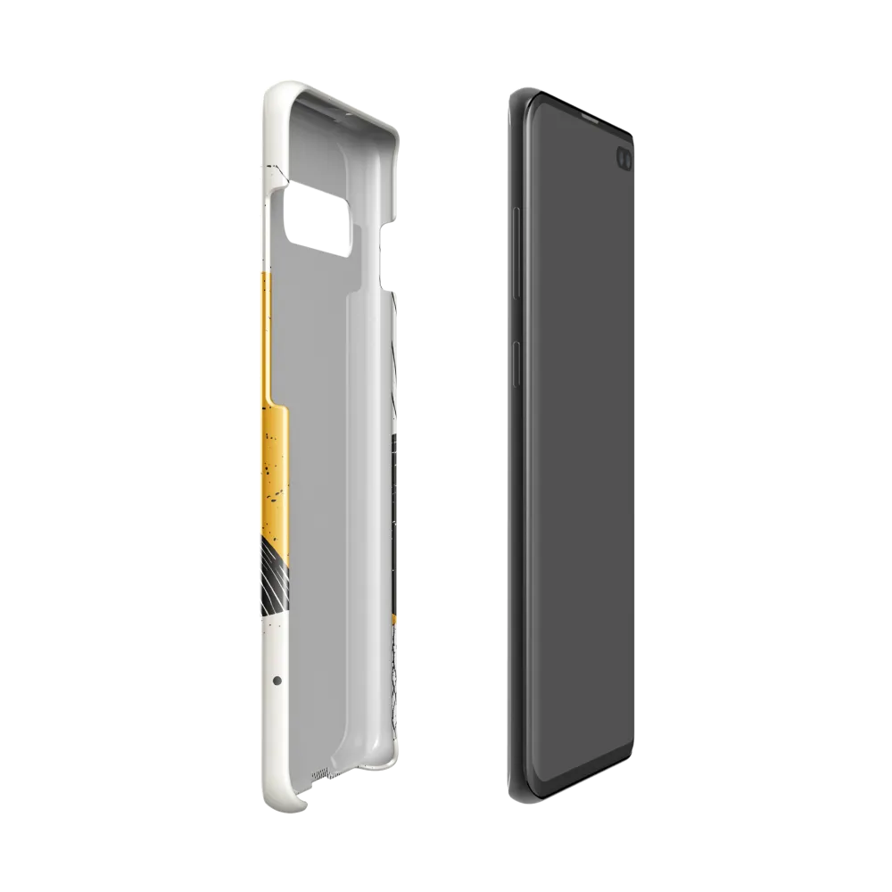 Layered Circles — Yellow & Black