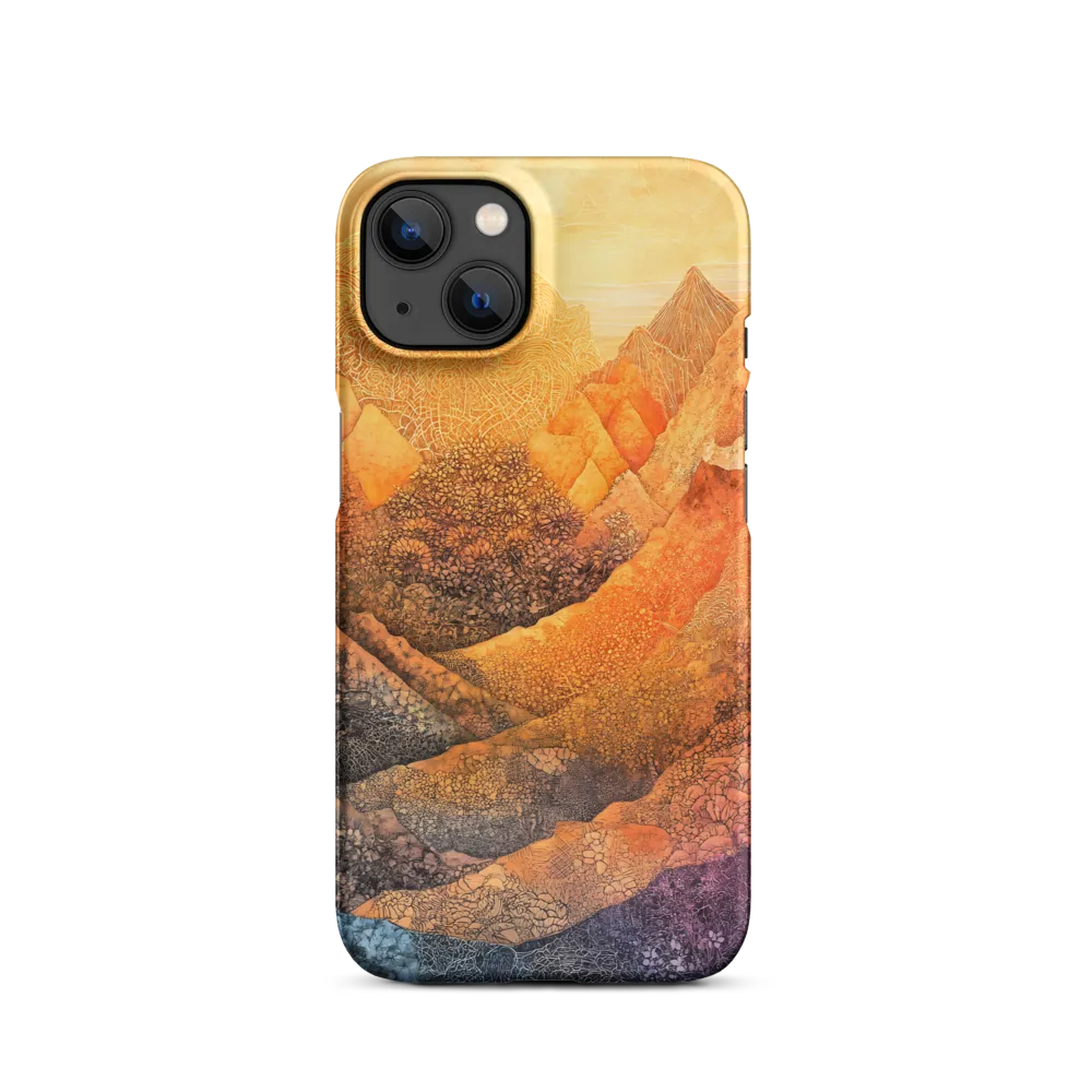 Serene Peaks of Color