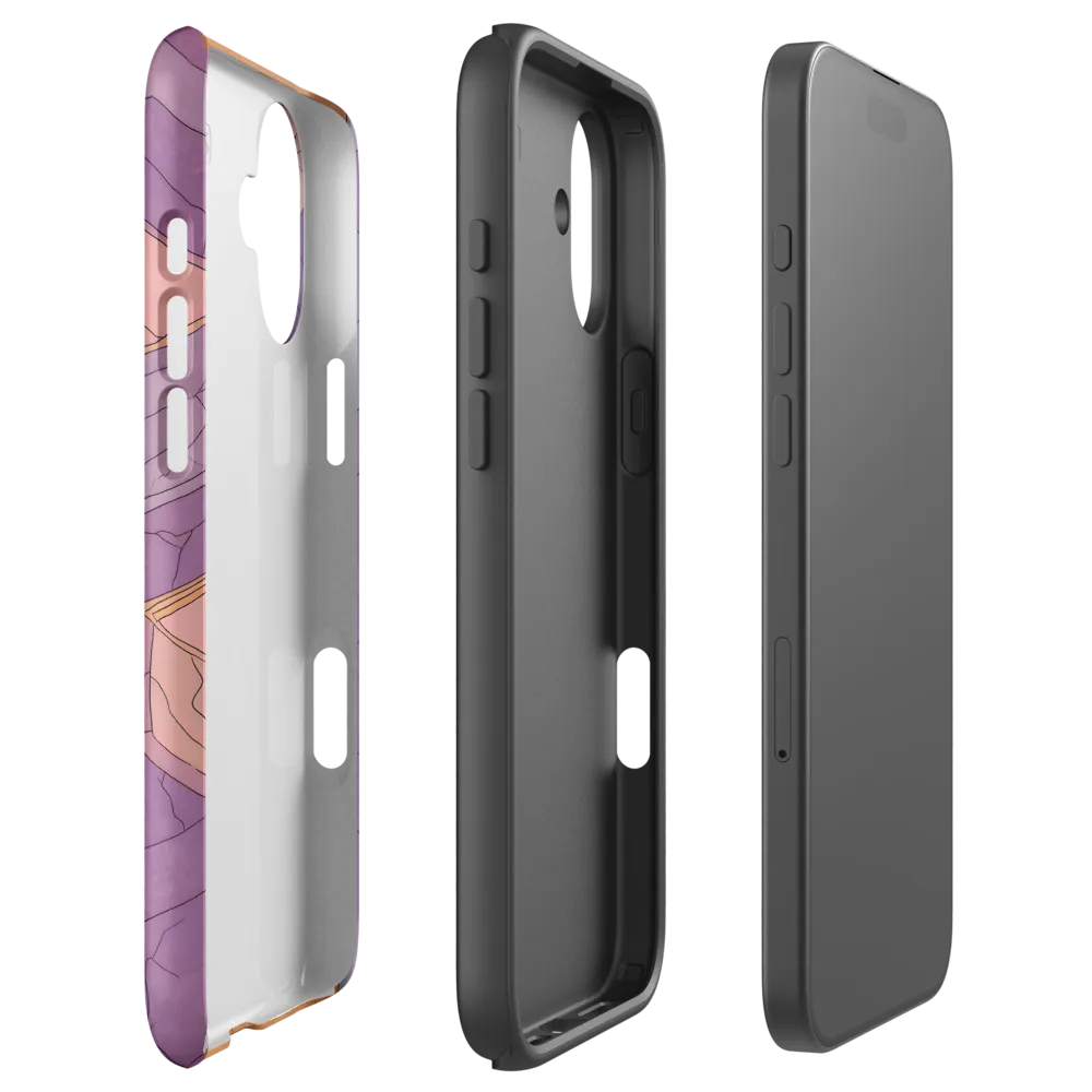 Cubist Echoes | Phone Case |  16 Plus | Tough Case | Matte