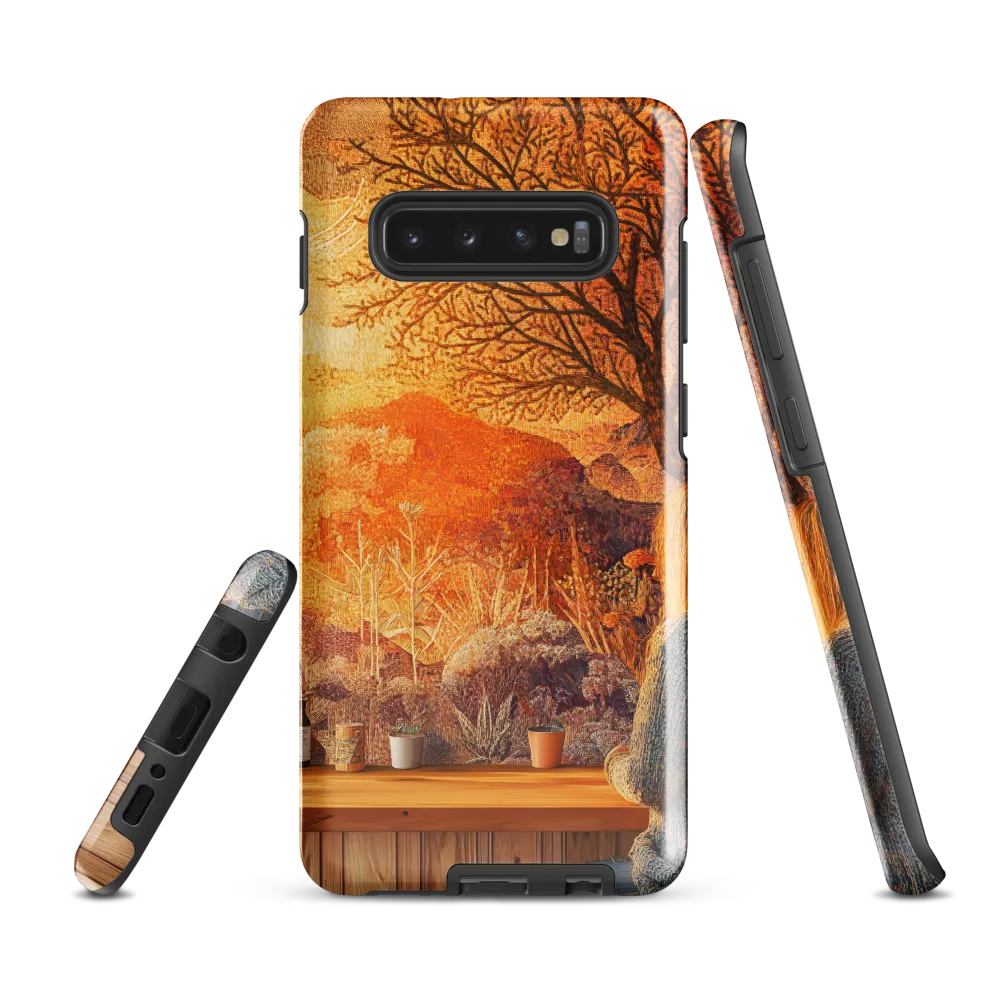 Whispers of a Golden Sunset | Phone Case |  S10 Plus | Tough Case | Glossy