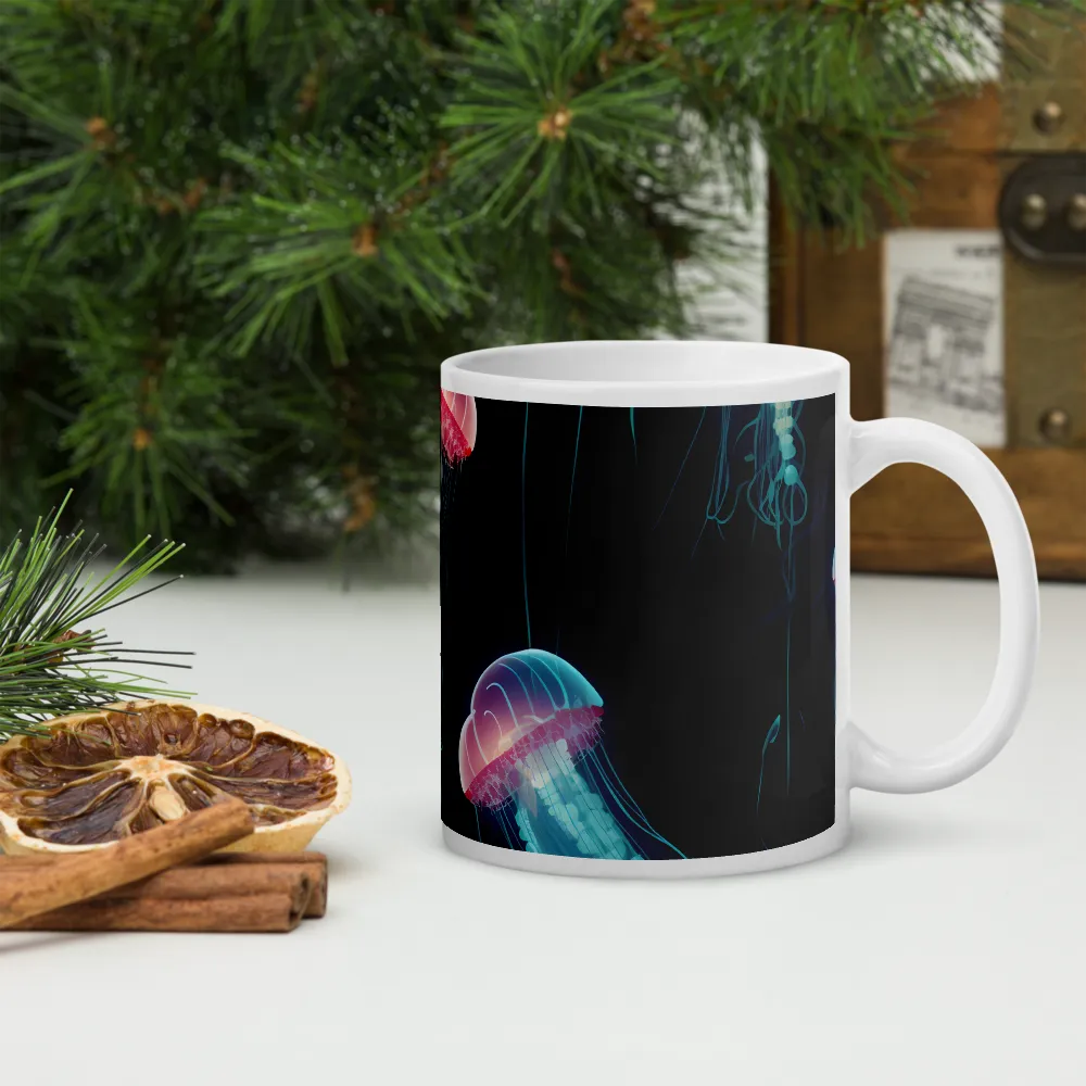 Ethereal Dance of Jellyfish | Mugs | Multiple Sizes & Colors