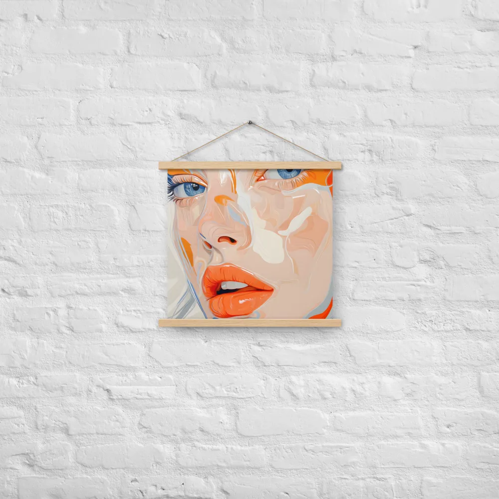 Ethereal Expressions | Poster With Oak Wood Hanger | 18″×18″