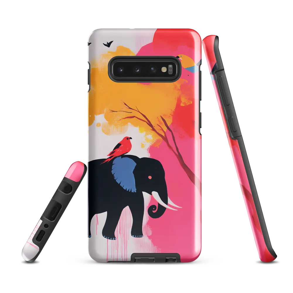 Whimsical Elephant | Phone Case |  S10 Plus | Tough Case | Glossy