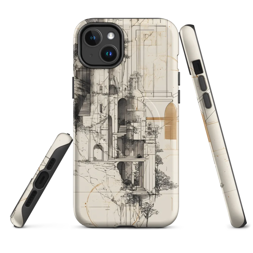 Ethereal Architectures | Phone Case |  14 Plus | MagSafe® Tough Case | Matte