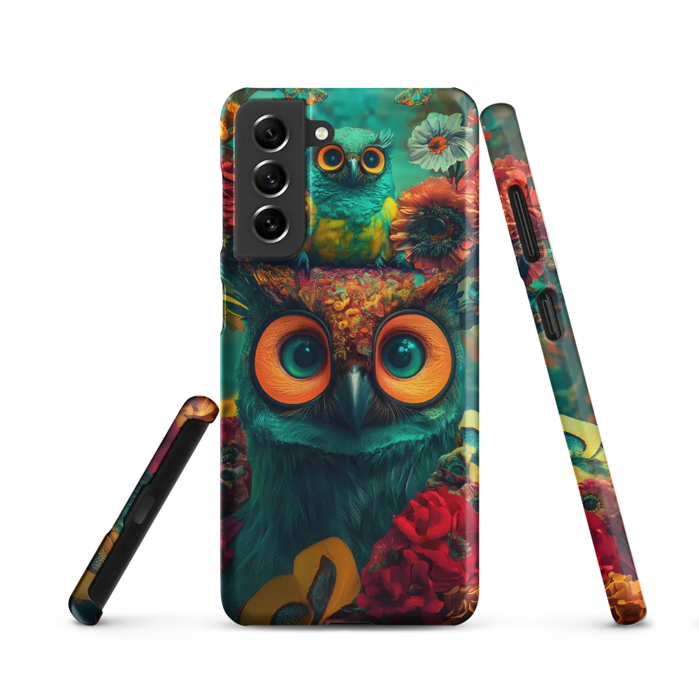 Majestic Harmony: The Floral Owl