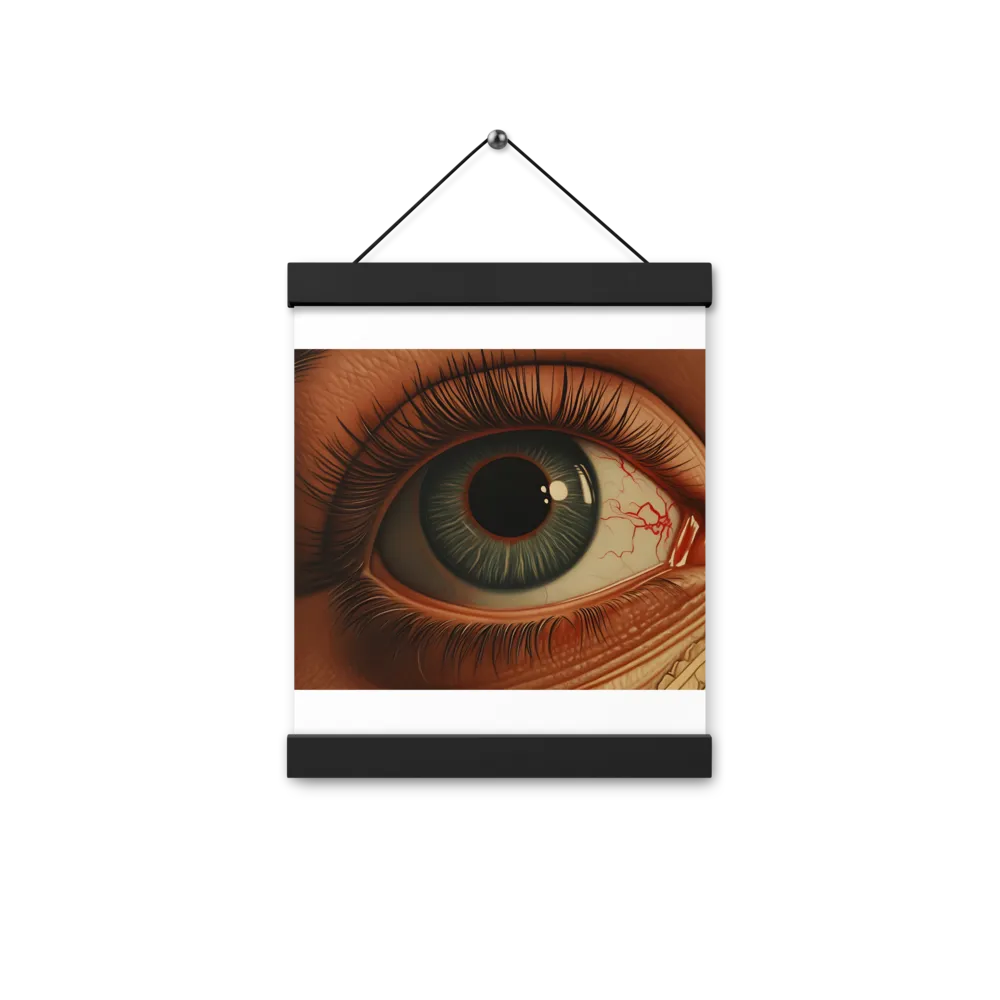 The Gaze of Anatomy | Poster With Black Wood Hanger | 8″×10″