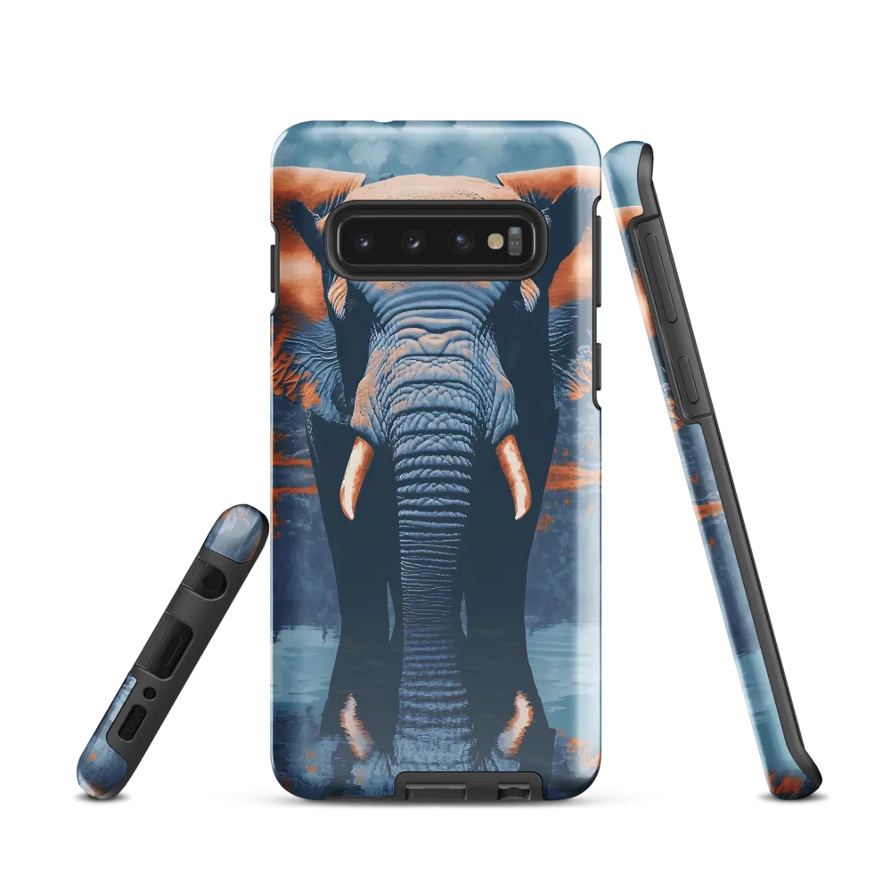 Majestic Reflection: The Elephant's Serenade