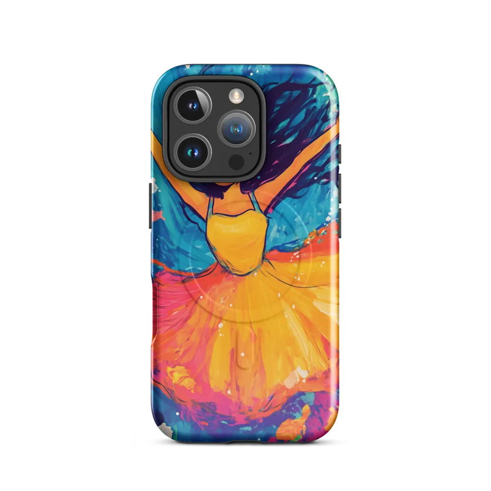 Dancing Through the Waves | Phone Case |  16 Pro | MagSafe® Tough Case | Glossy