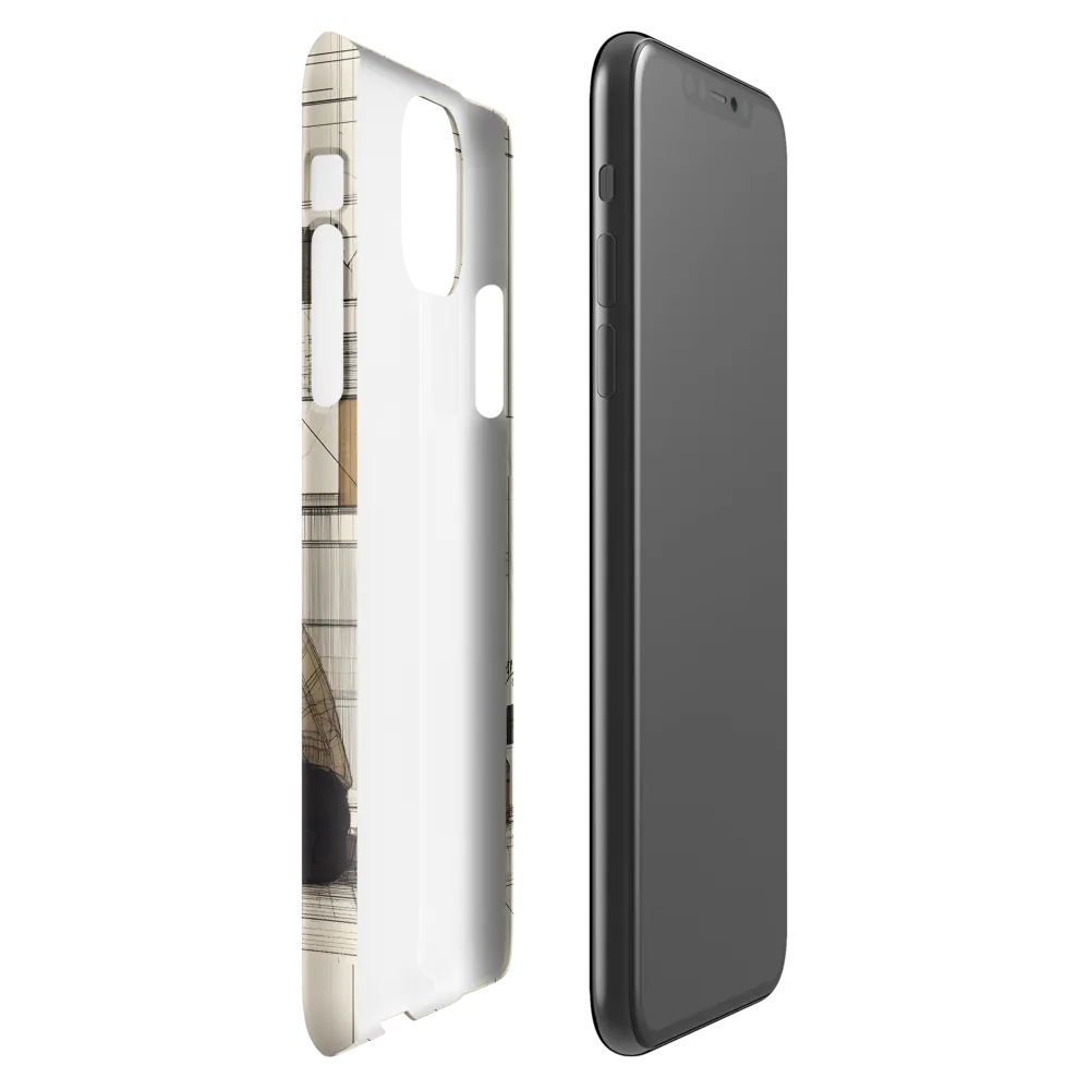 Quiet Reflections in Line | Phone Case |  11 Pro Max | Snap Case | Matte
