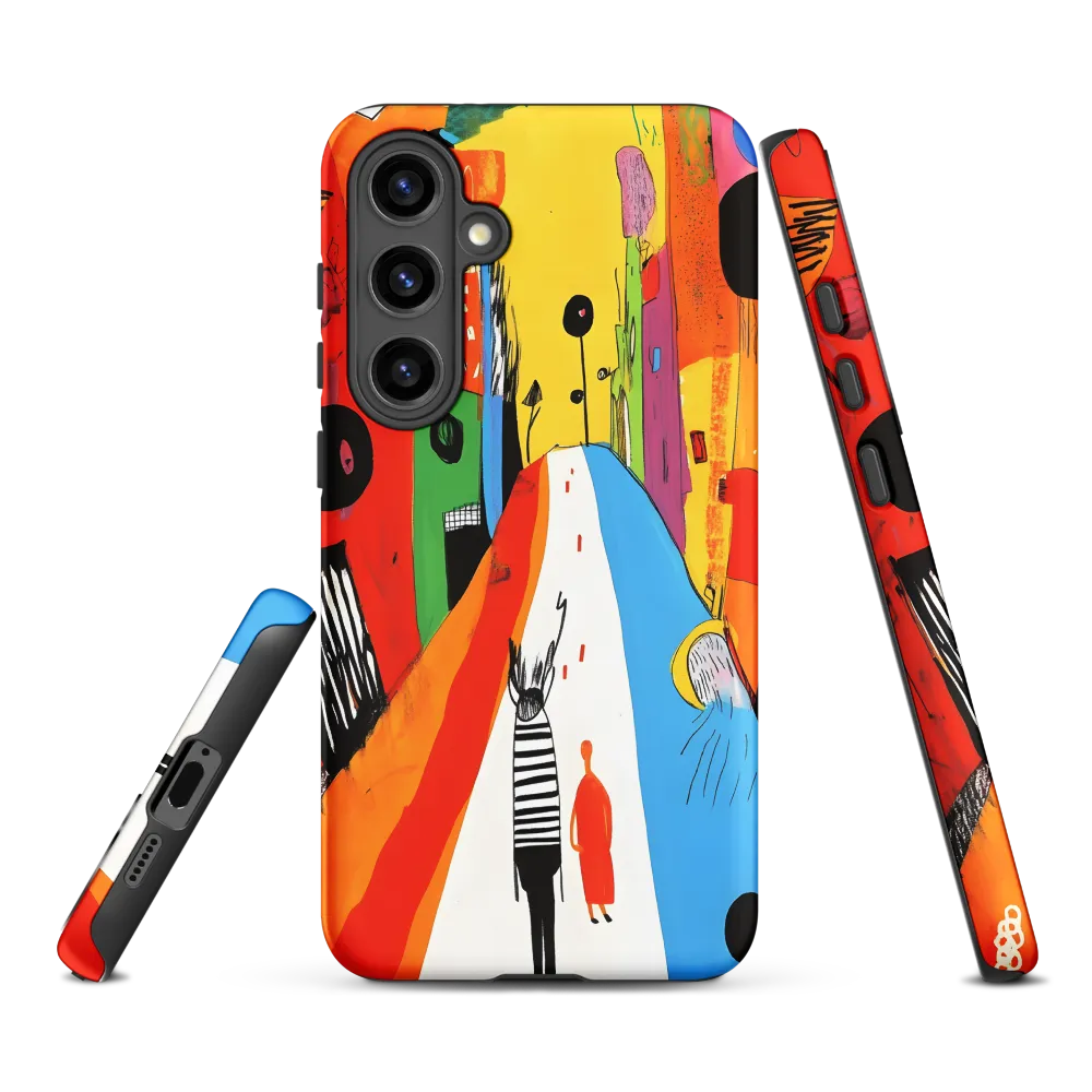 Vibrant Urban Journey | Phone Case |  S24 Plus | Tough Case | Matte