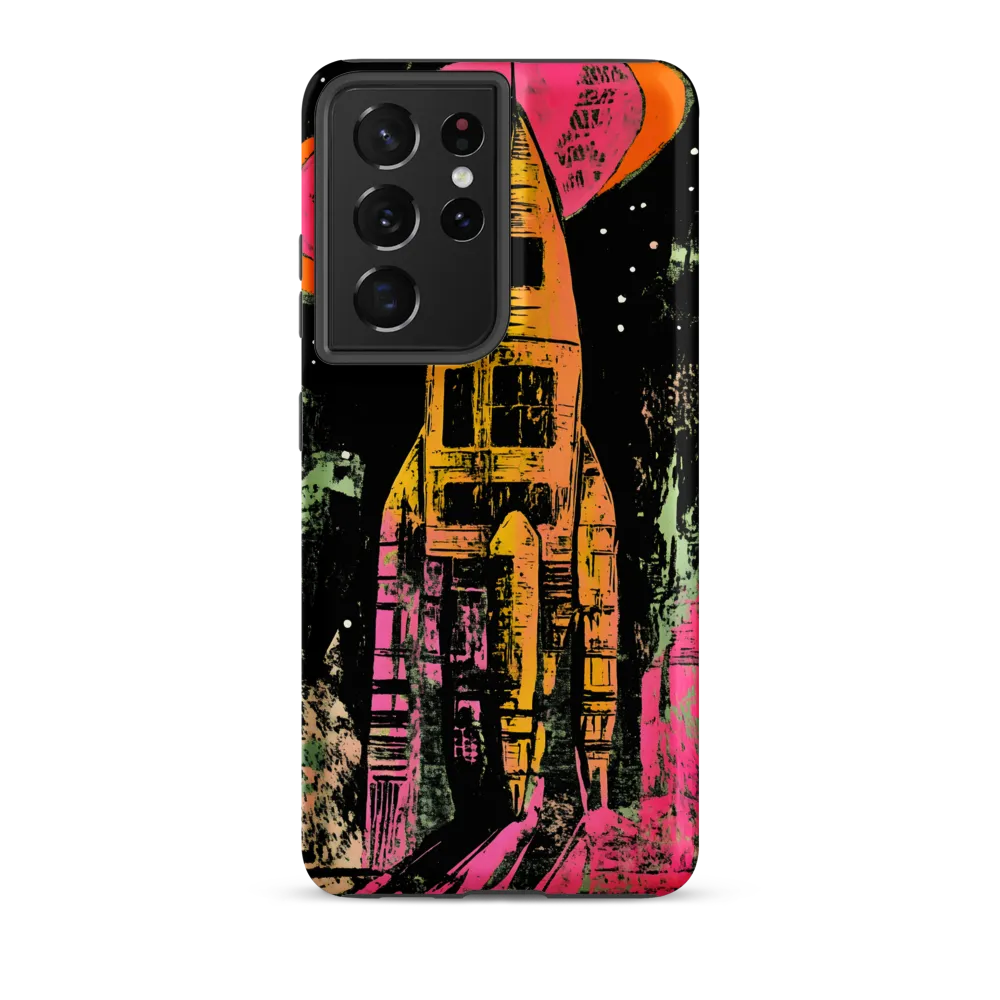 Cosmic Voyage: A Surreal Rocket Adventure