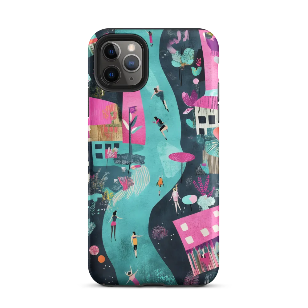 Whimsical Journey Through a Vibrant Landscape | Phone Case |  11 Pro Max | Tough Case | Matte