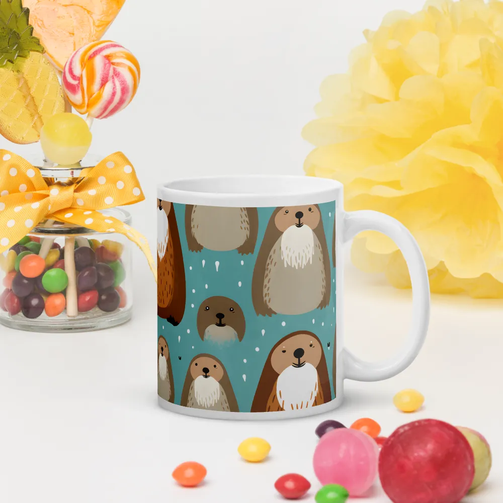 Whimsical Waters: A Celebration of Otters and Seals | Mugs | Multiple Sizes & Colors