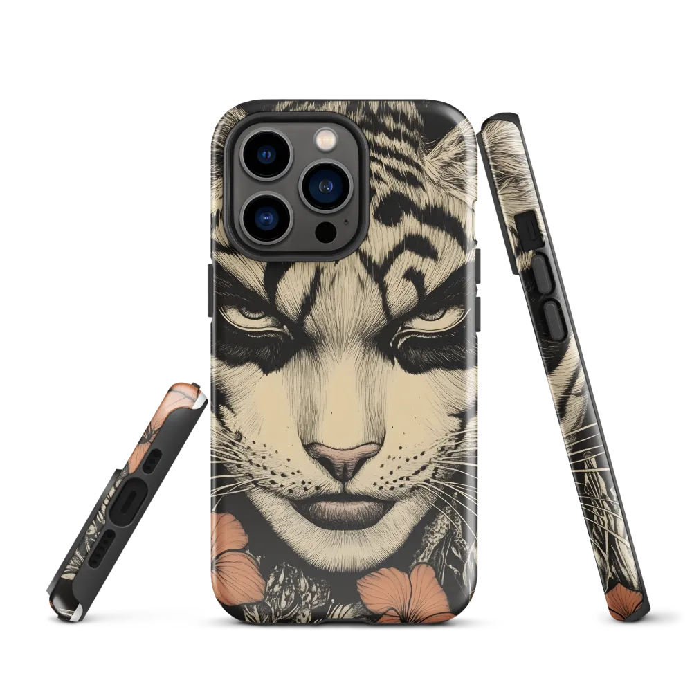 Feline Majesty: The Human-Leopard Connection | Phone Case |  13 Pro | Tough Case | Glossy