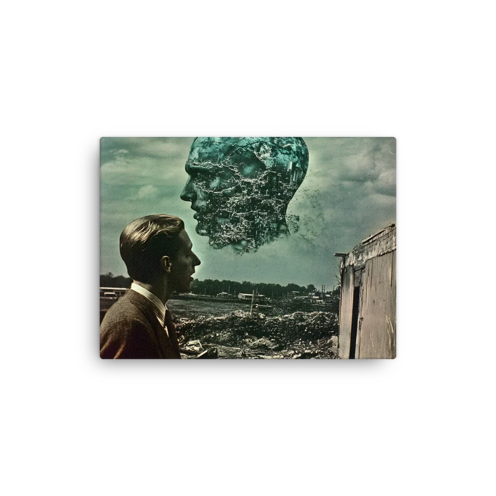 Ethereal Reflections: Identity in a Fragmented World | Thin Canvas | 12″×16″
