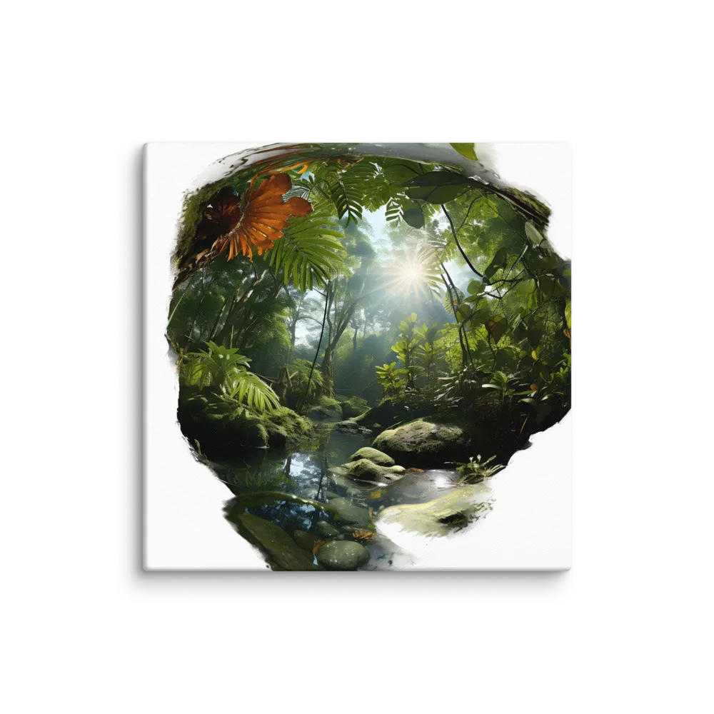 Whispers of the Jungle | Canvas | 32″×32″