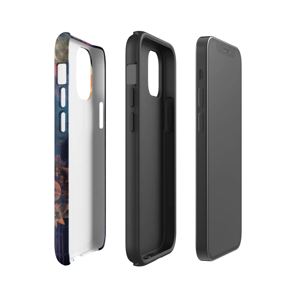 Whispers of Nature: A Modern Profile | Phone Case |  12 mini | Tough Case | Matte