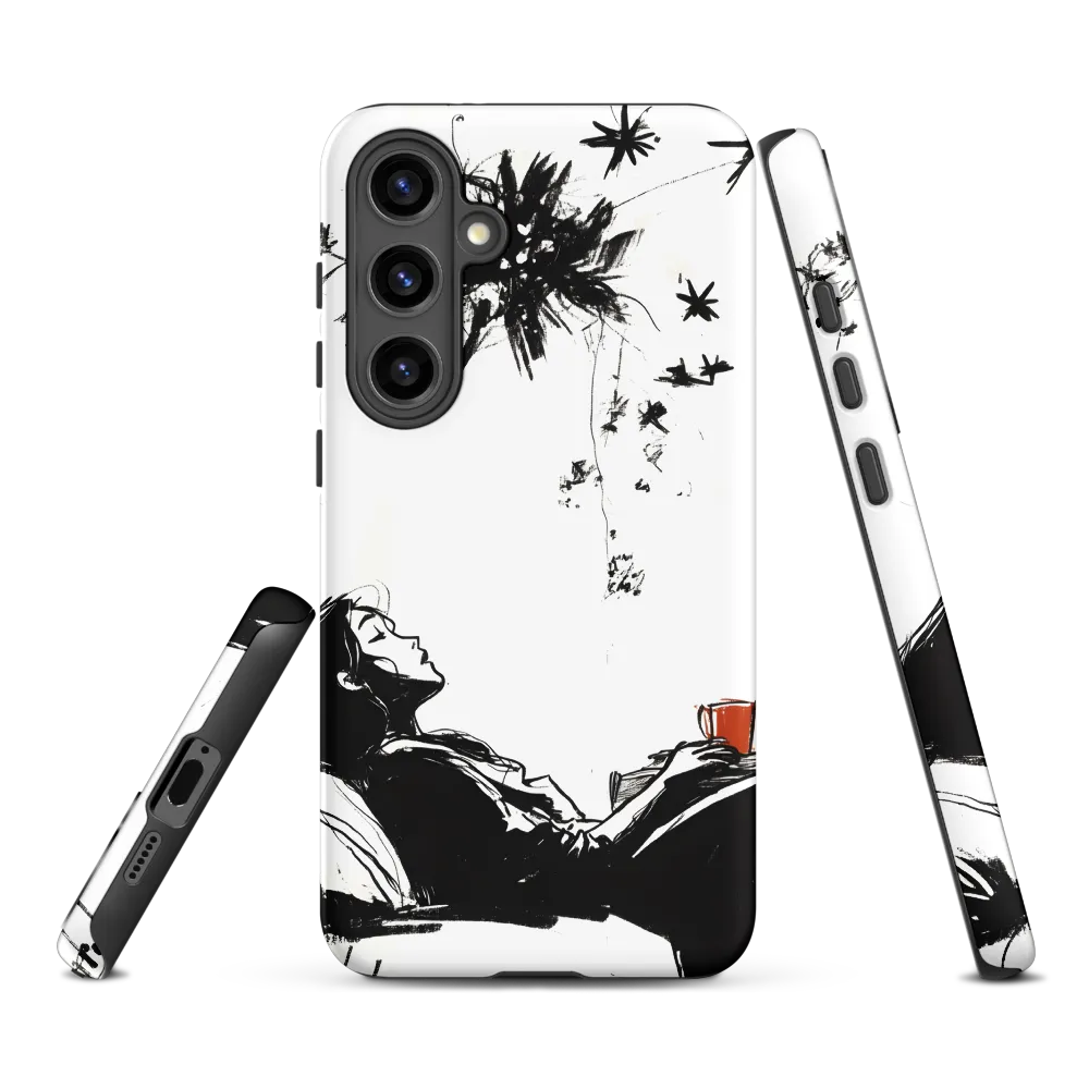 Contemplative Serenity | Phone Case |  S24 Plus | Tough Case | Matte