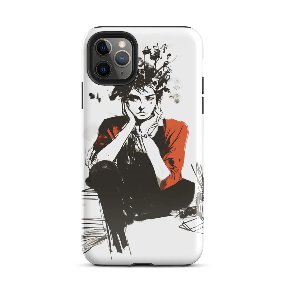 Contemplation Amidst Creativity | Phone Case |  11 Pro Max | Tough Case | Glossy