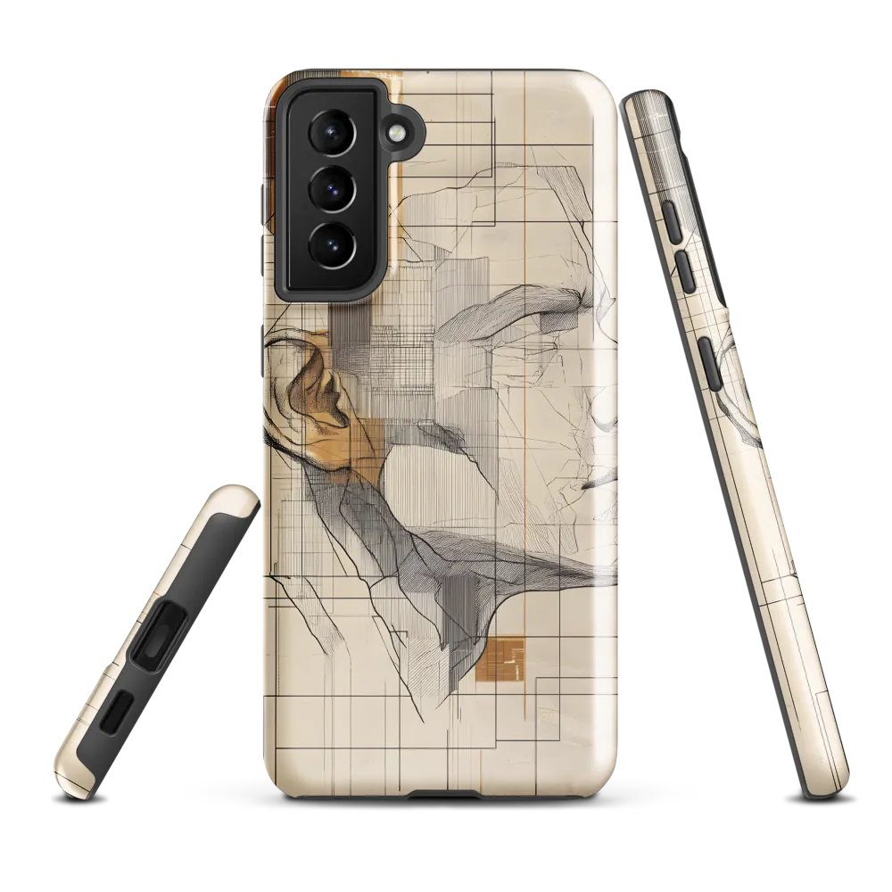 Geometric Reverie | Phone Case |  S21 Plus | Tough Case | Glossy