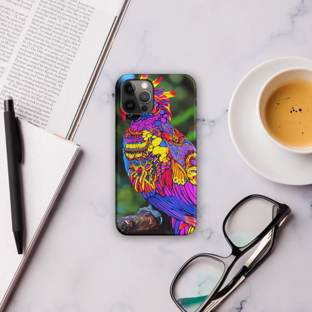 Vibrant Psychedelic Parrot
