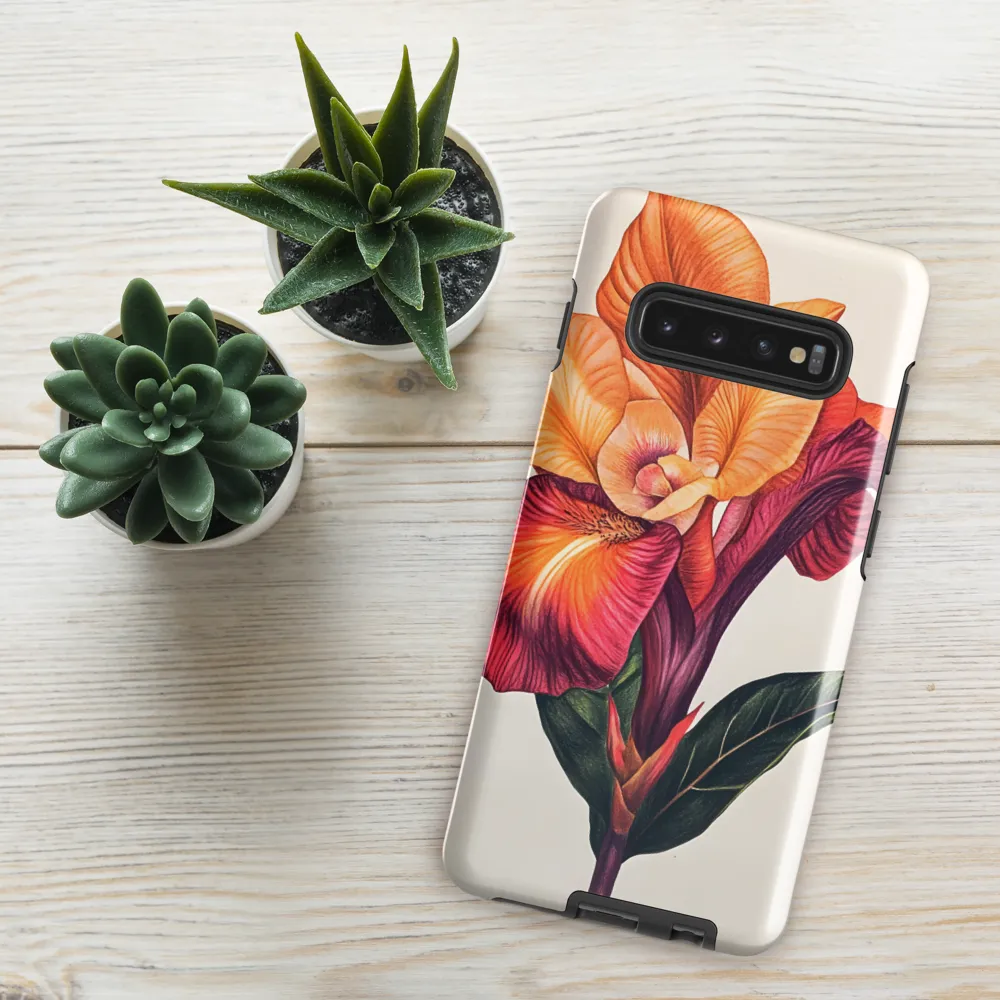 Floral Harmony | Phone Case |  S10 Plus | Tough Case | Glossy