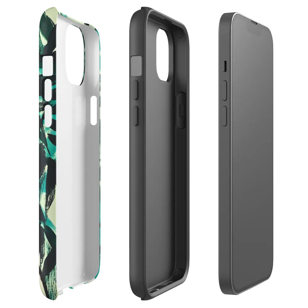 Curious Giraffe in Lush Greenery | Phone Case |  14 Plus | Tough Case | Matte