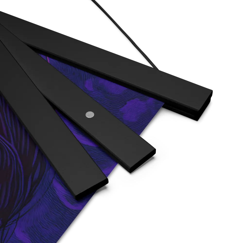 Echoes of Anguish | Poster With Black Wood Hanger | 18″×18″