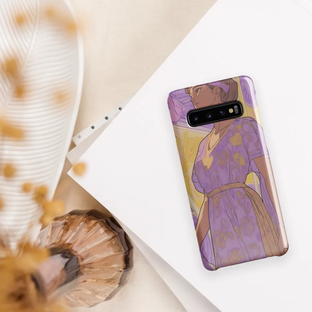 Elegance in Floral Harmony | Phone Case |  S10 | Snap Case | Glossy