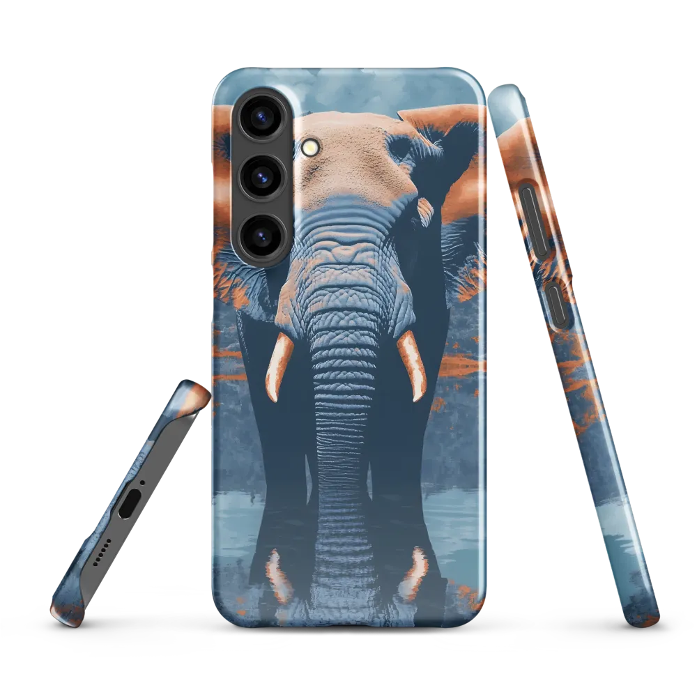 Majestic Reflection: The Elephant's Serenade