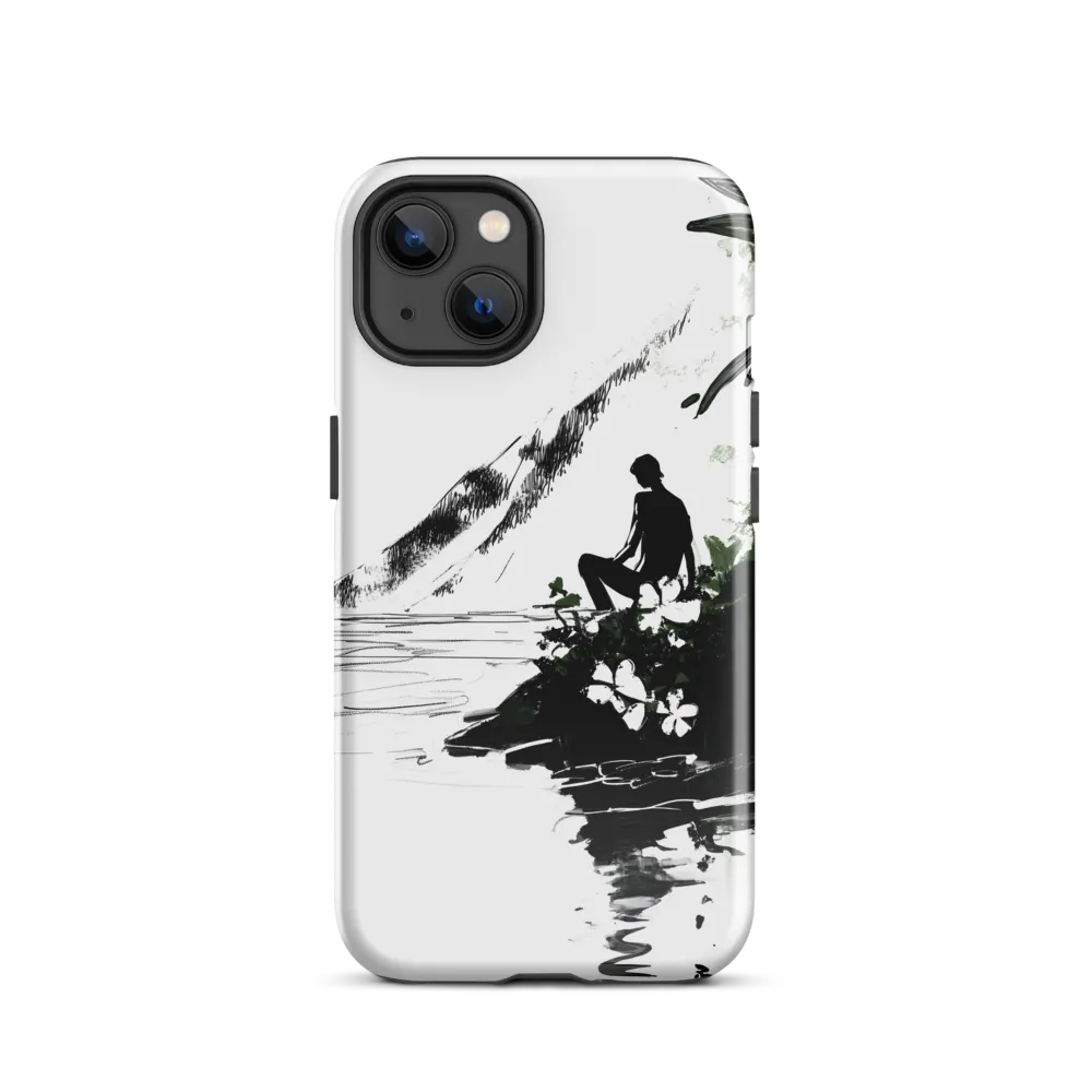 Contemplation by the Water | Phone Case |  13 | Tough Case | Glossy