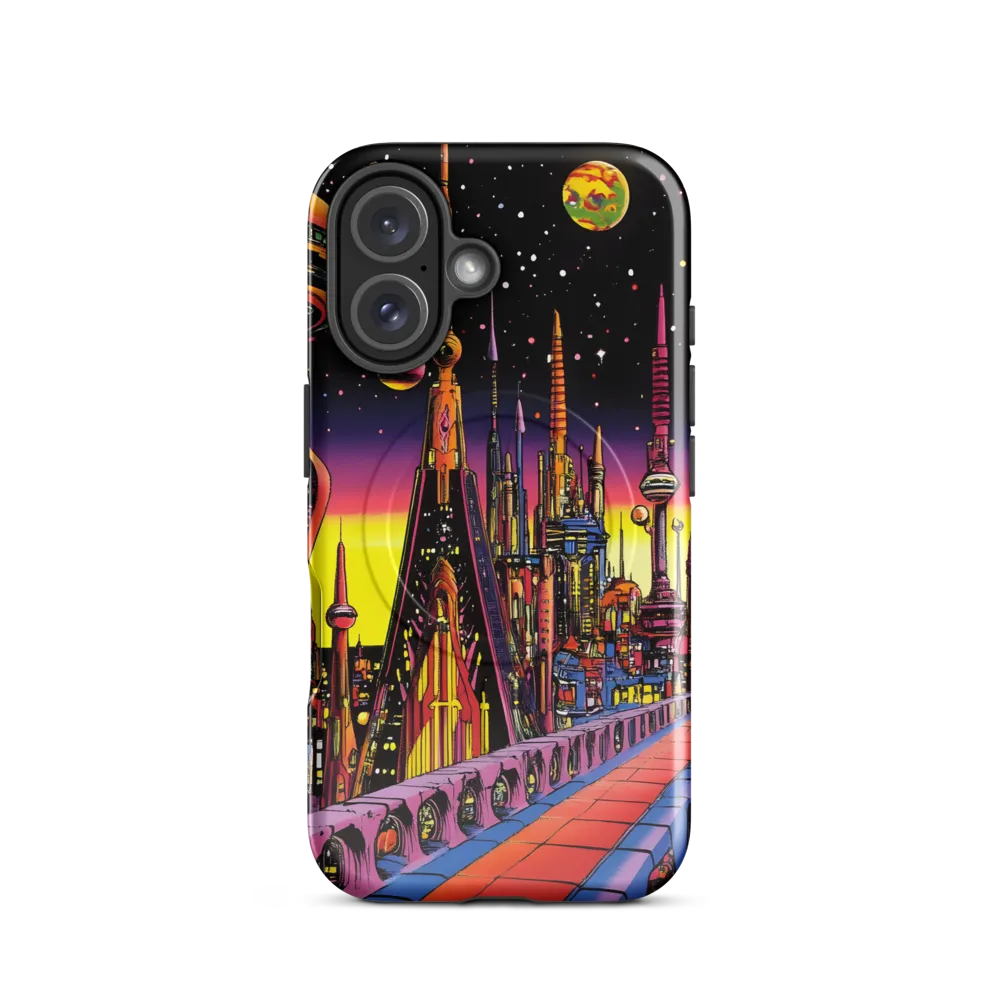 Futuristic Cosmos: A Journey Through Neon Cities
