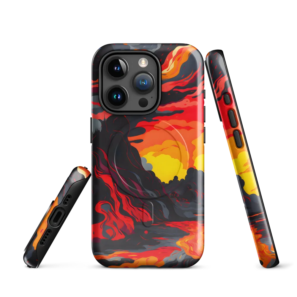 Eruption of Colors | Phone Case |  15 Pro | MagSafe® Tough Case | Glossy