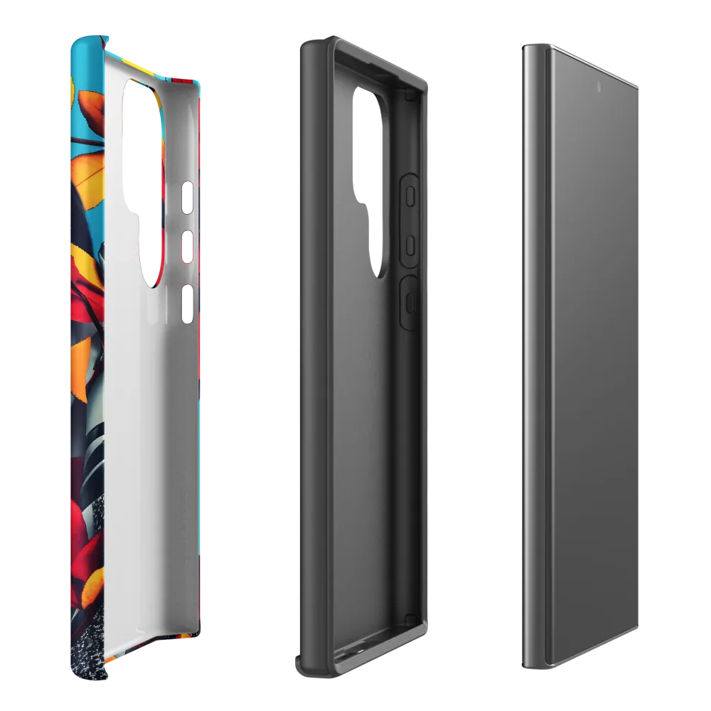 Futuristic Fusion: Nature Meets Technology | Phone Case |  S23 Ultra | Tough Case | Matte