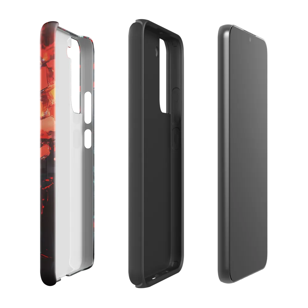Fragmented Mind: The Silent Struggle | Phone Case |  S22 Plus | Tough Case | Glossy