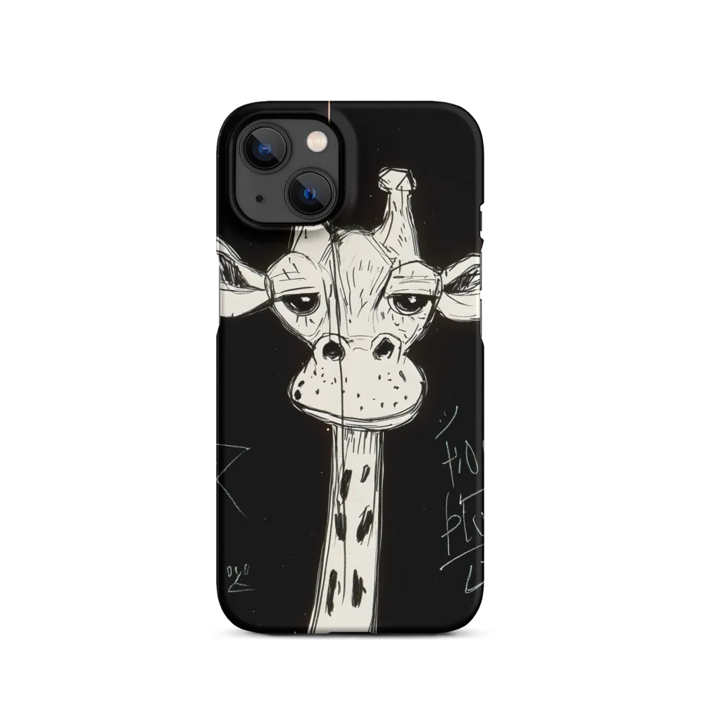 Whimsical Giraffe in Ink