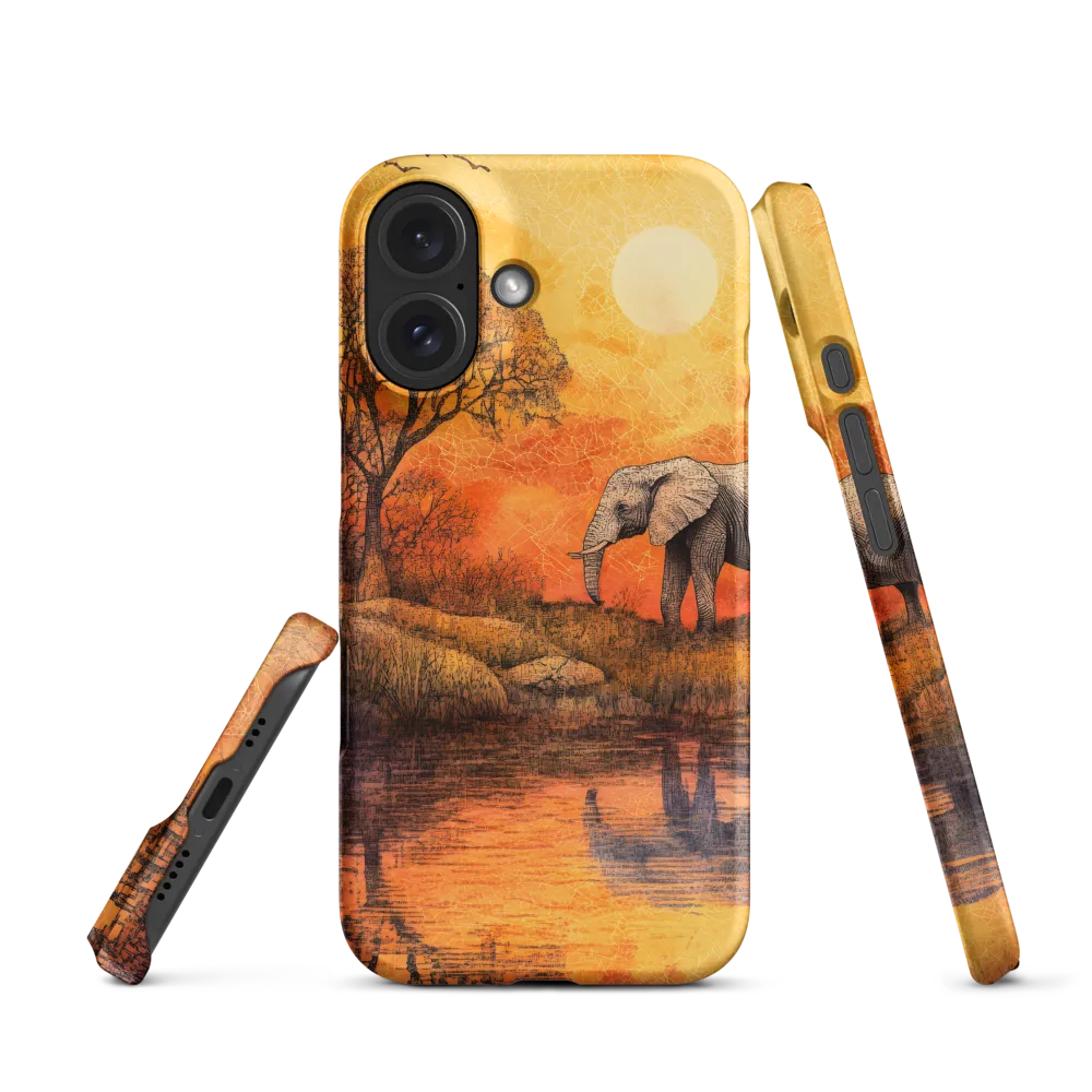 Elephant's Serenity at Dusk