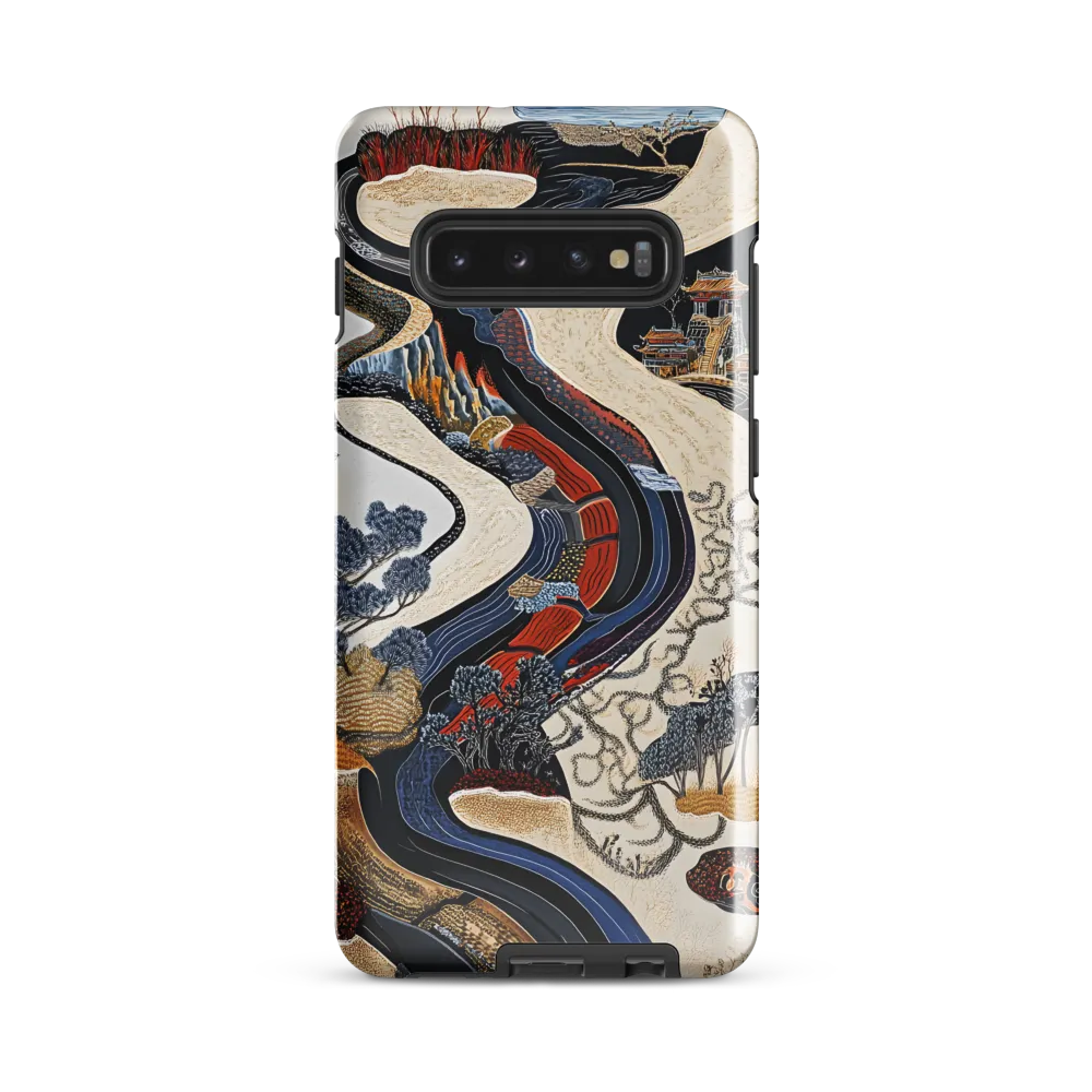 Flow of Tranquility | Phone Case |  S10 Plus | Tough Case | Glossy