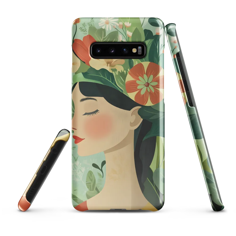 Serenity in Bloom | Phone Case |  S10 Plus | Snap Case | Glossy