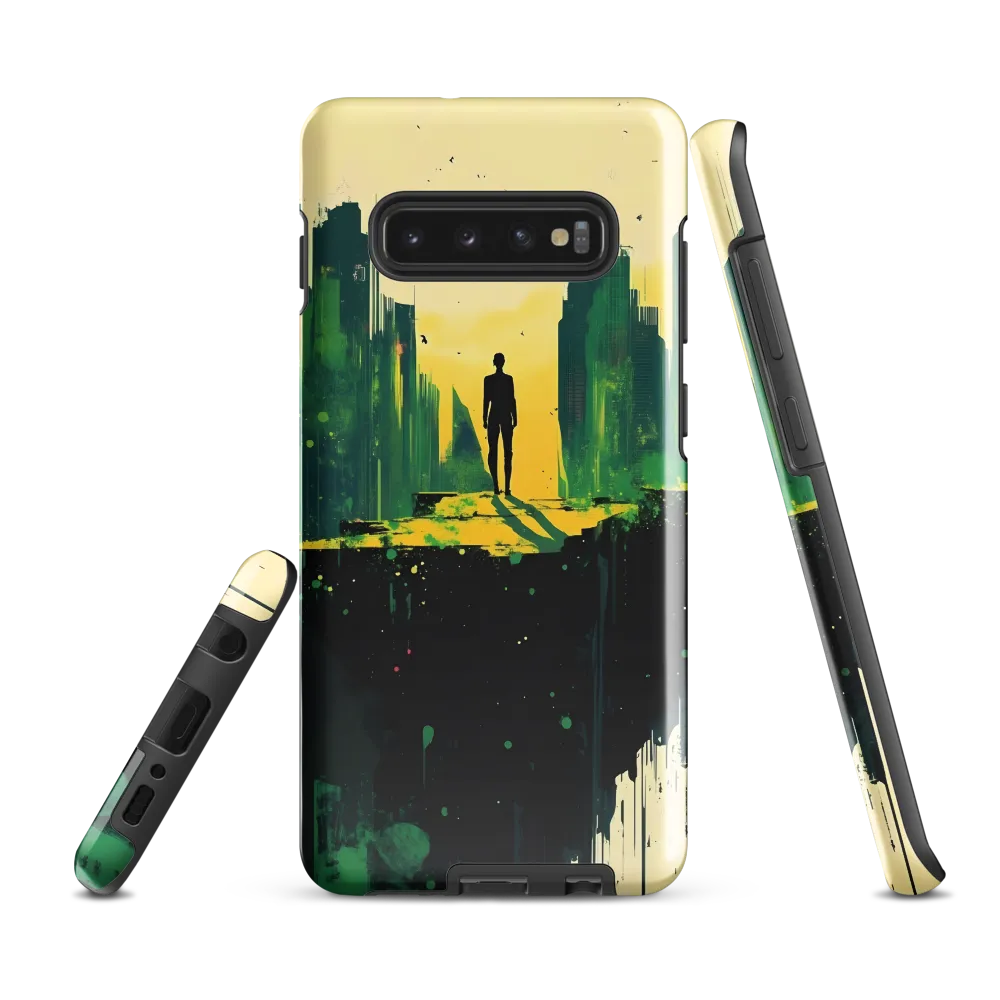 Ethereal Solitude in an Urban Landscape | Phone Case |  S10 Plus | Tough Case | Glossy