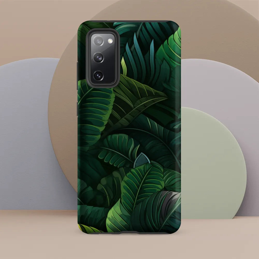 Lush Canopy: A Tropical Foliage Study