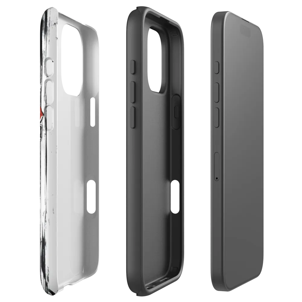 The Edgy Elegance | Phone Case |  16 Pro Max | Tough Case | Matte