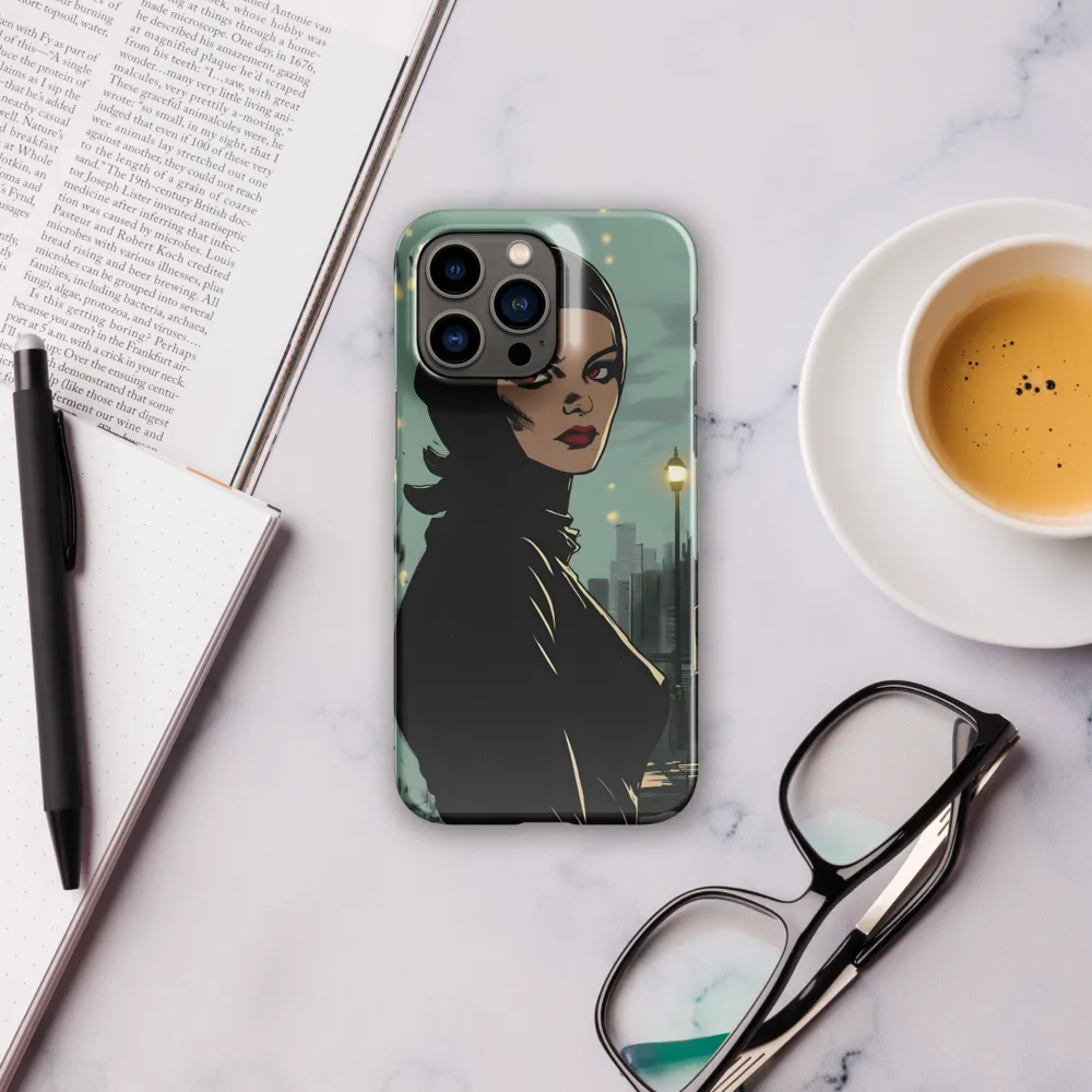 Shadows of Intrigue | Phone Case |  14 Pro Max | Snap Case | Glossy