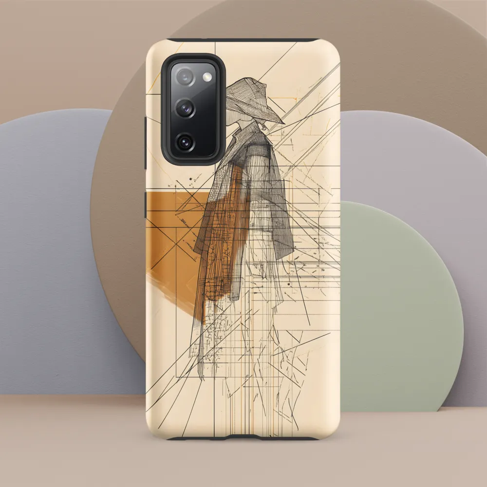 Abstract Profile: A Minimalist Exploration | Phone Case |  S20 FE | Tough Case | Matte