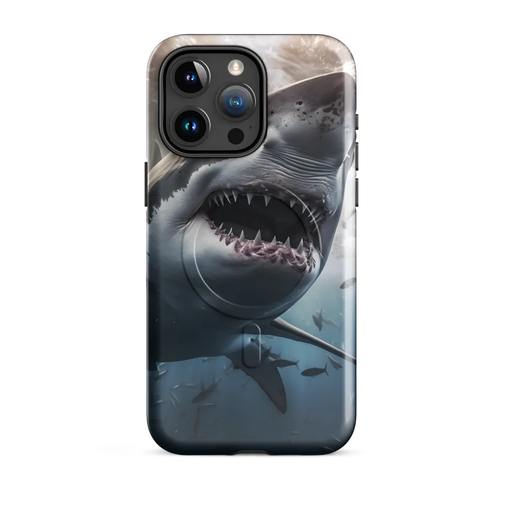 The Apex Predator: An Underwater Encounter | Phone Case |  15 Pro Max | MagSafe® Tough Case | Glossy